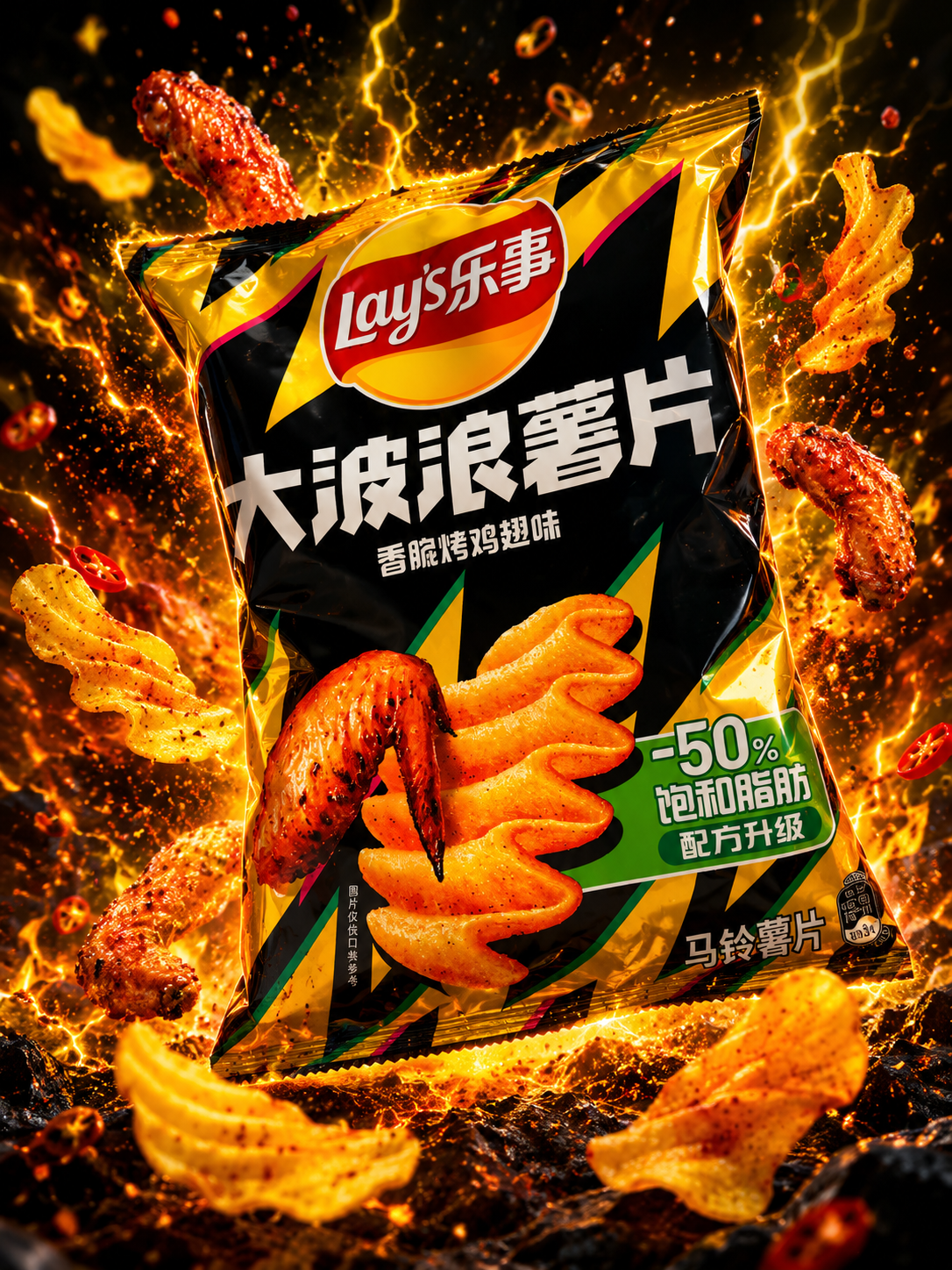 Lay´s Wavy Roasted Chicken
