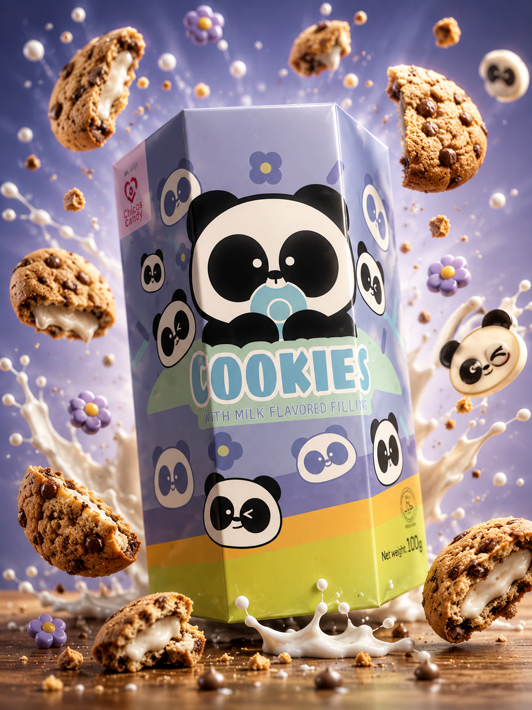 Panda Cookies