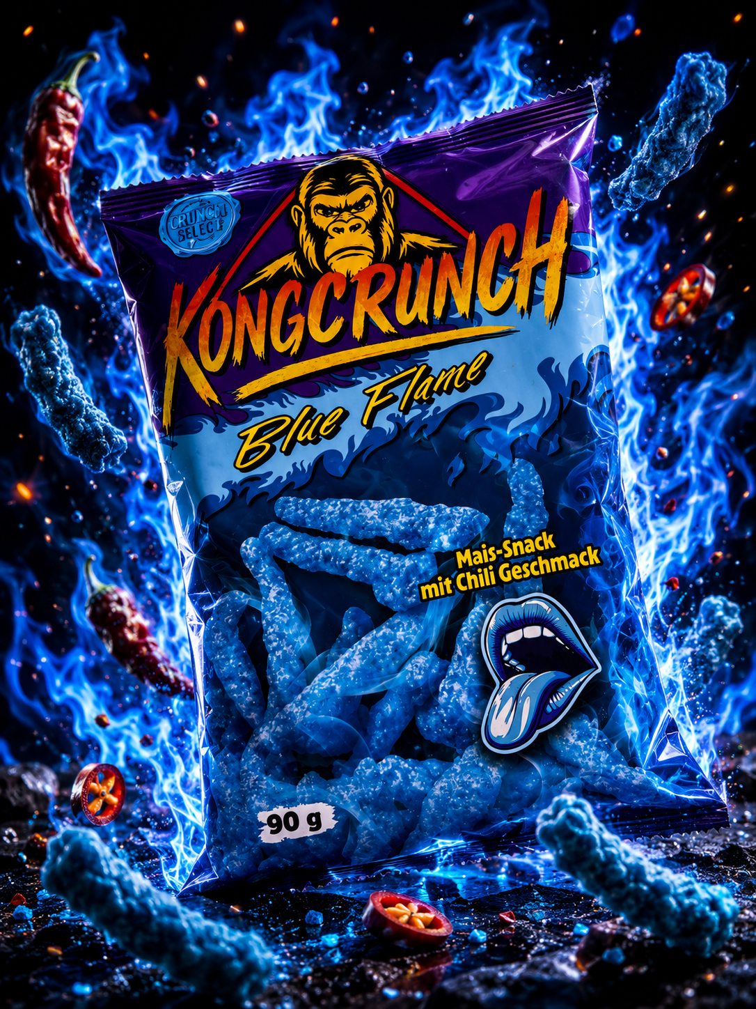 KongCrunch Blue Flame