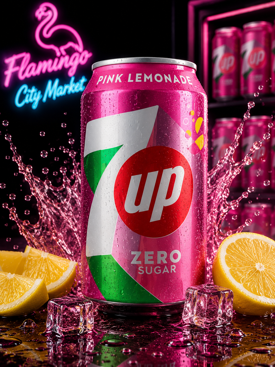7UP Pinke Lemonade Zero
