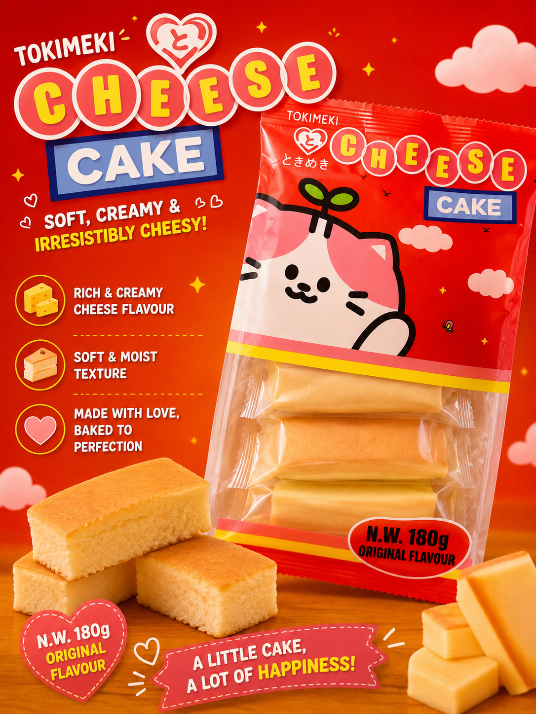 Tokimeki Cheese Cake Original Flavour
