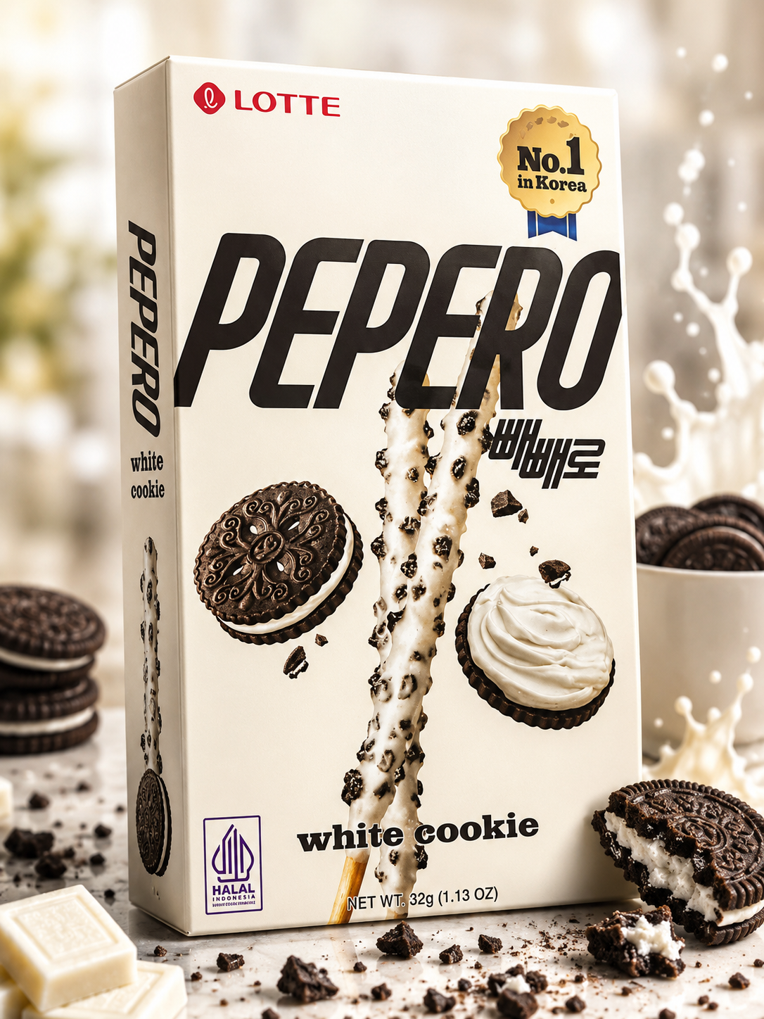 Pepero White Cookie
