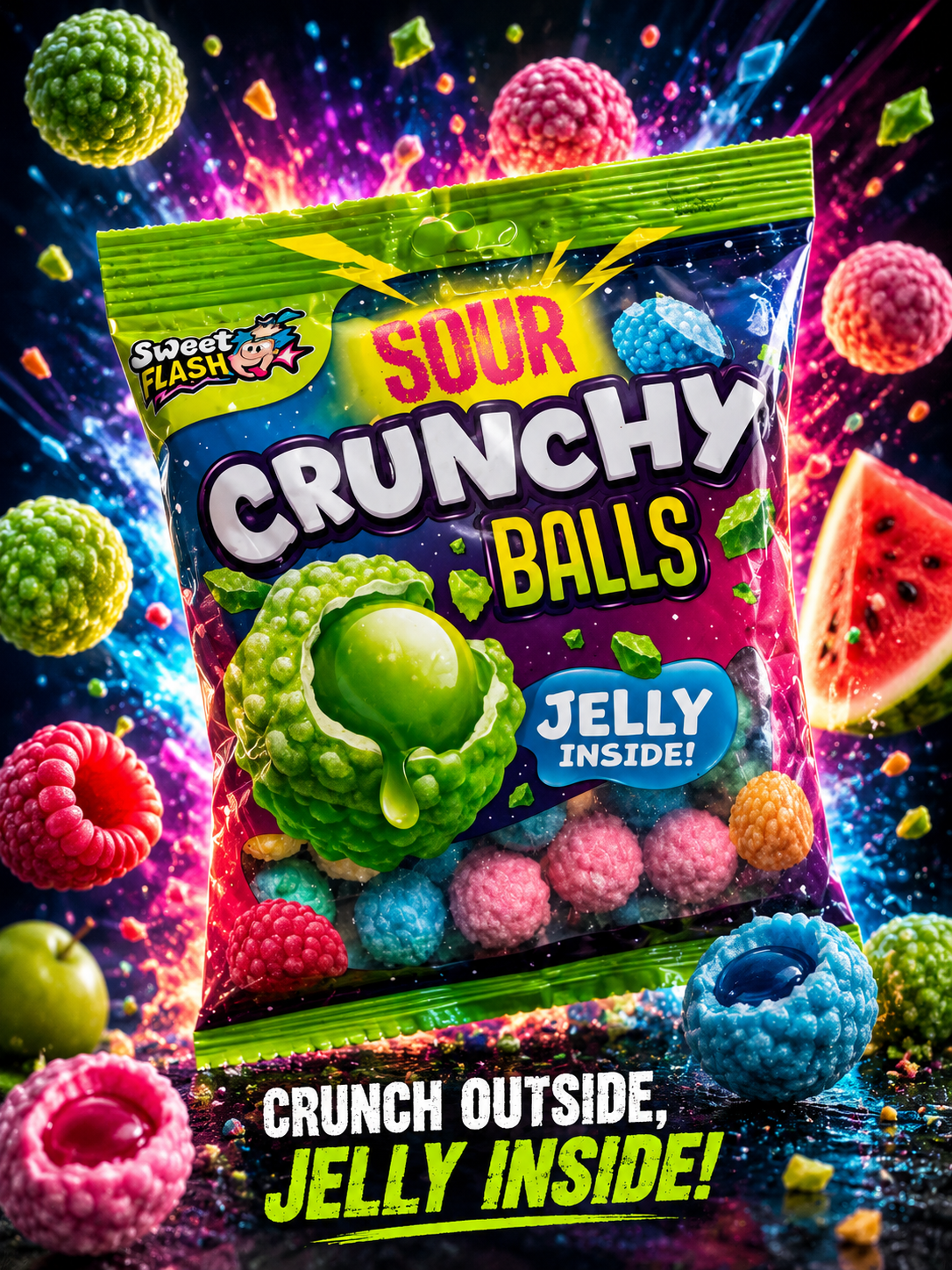 Sour Crunchy Balls